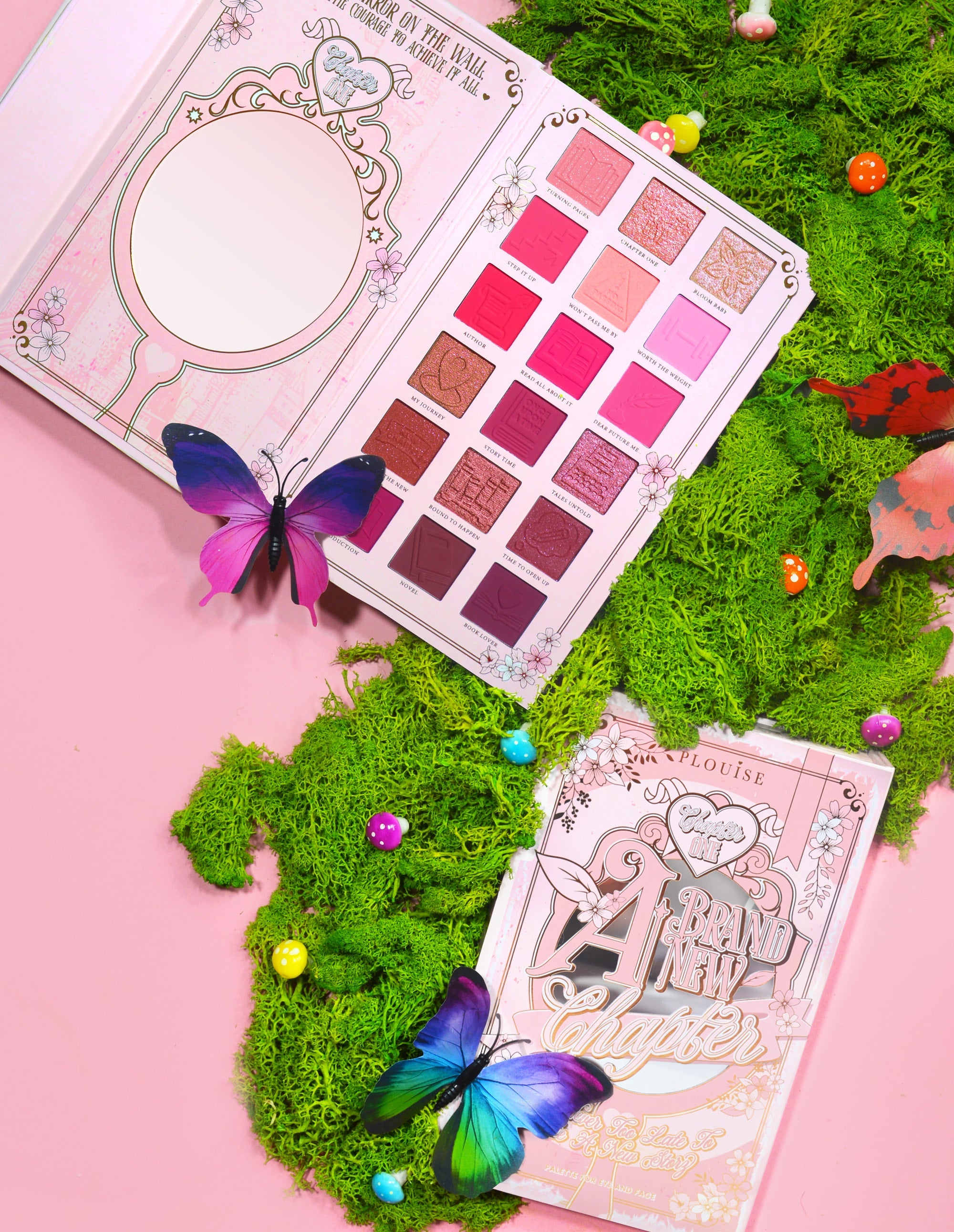P.Louise Chapter One Makeup Palette - Pink & Purple Eyeshadows, Blushes, Bronzers