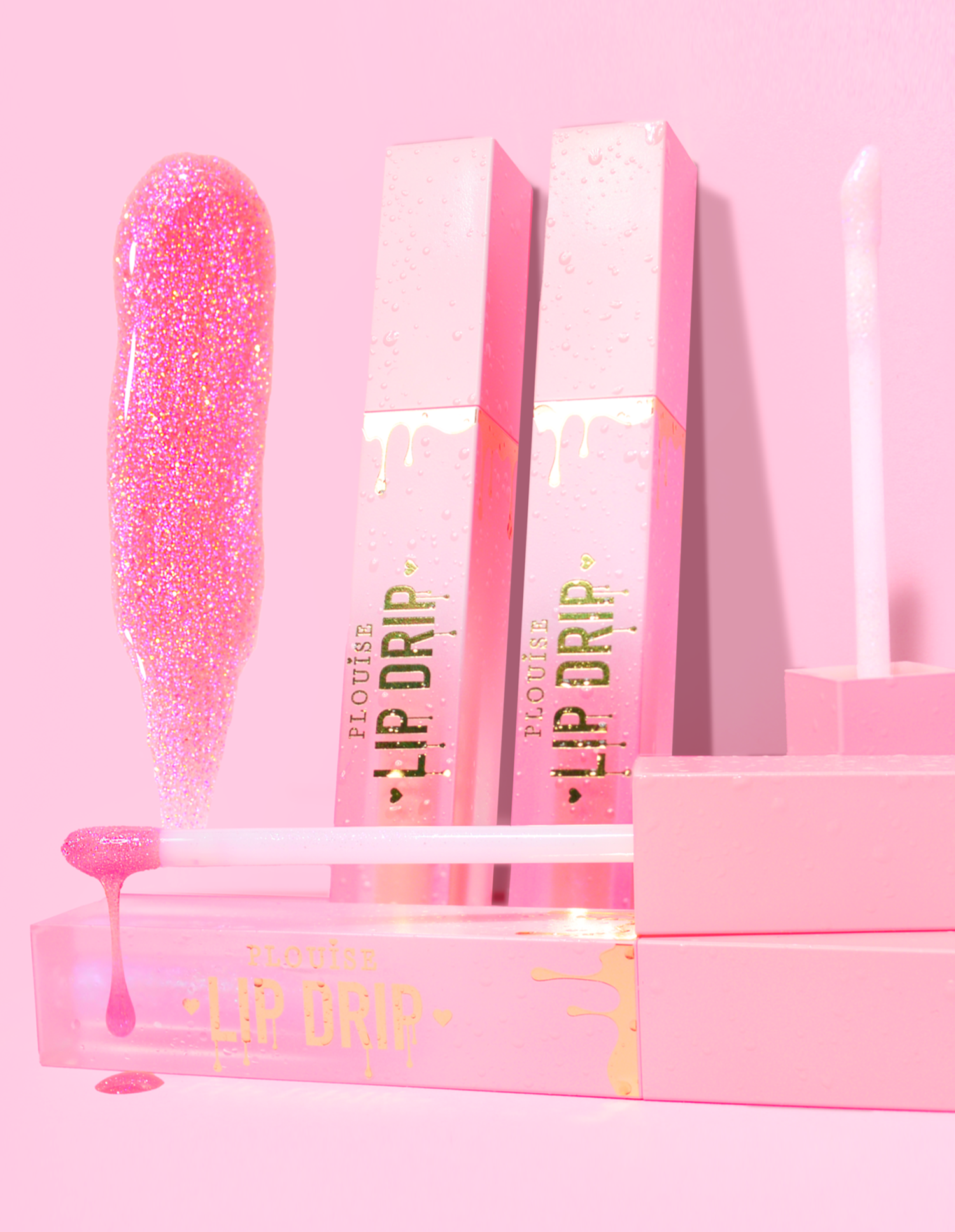 P. Louise Sparkling Lip Gloss - 20 Shimmering Shades, Moisturizing & High Shine