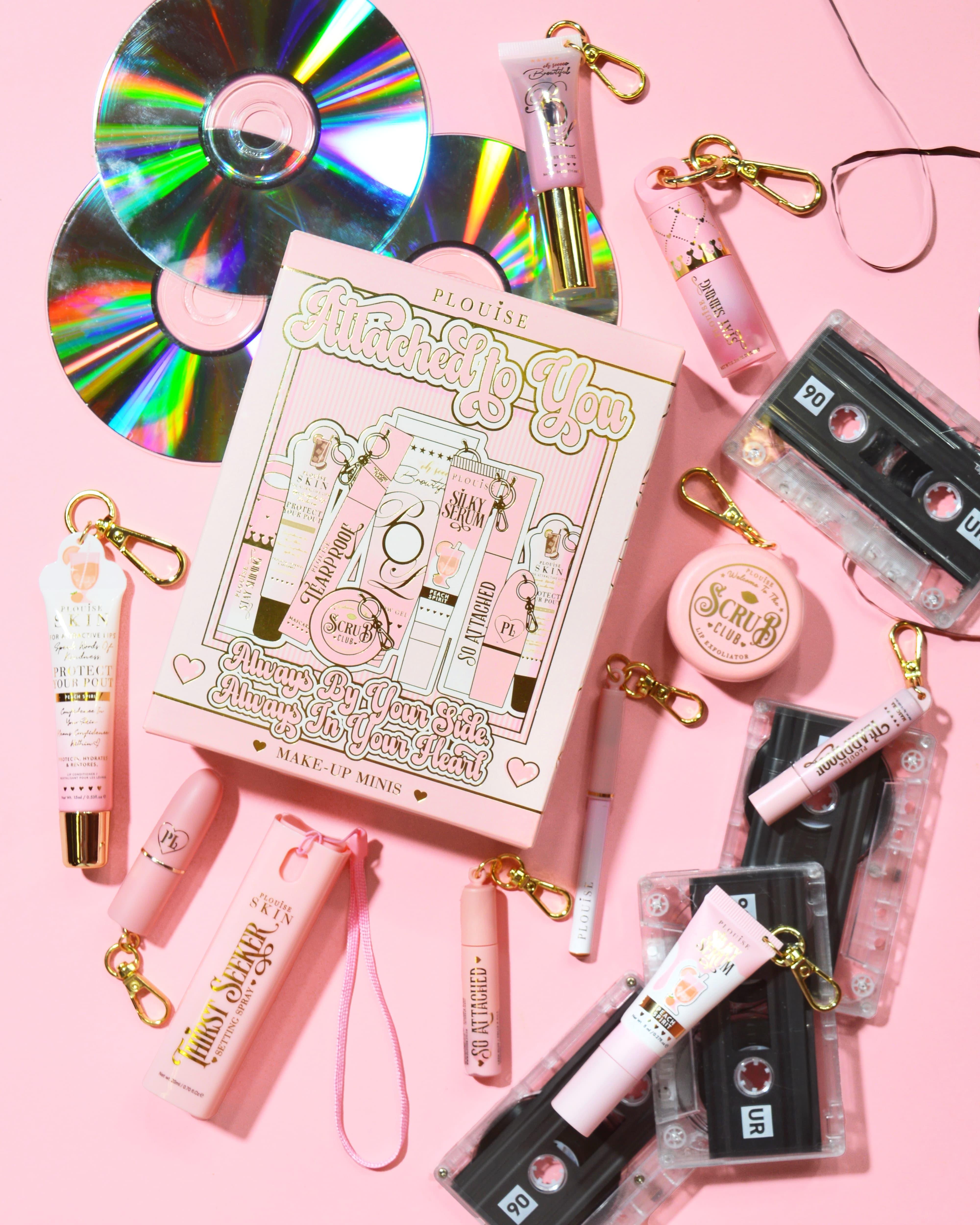 P.Louise Travel Makeup Keychain Bundle - Mini Beauty Essentials On-the-Go