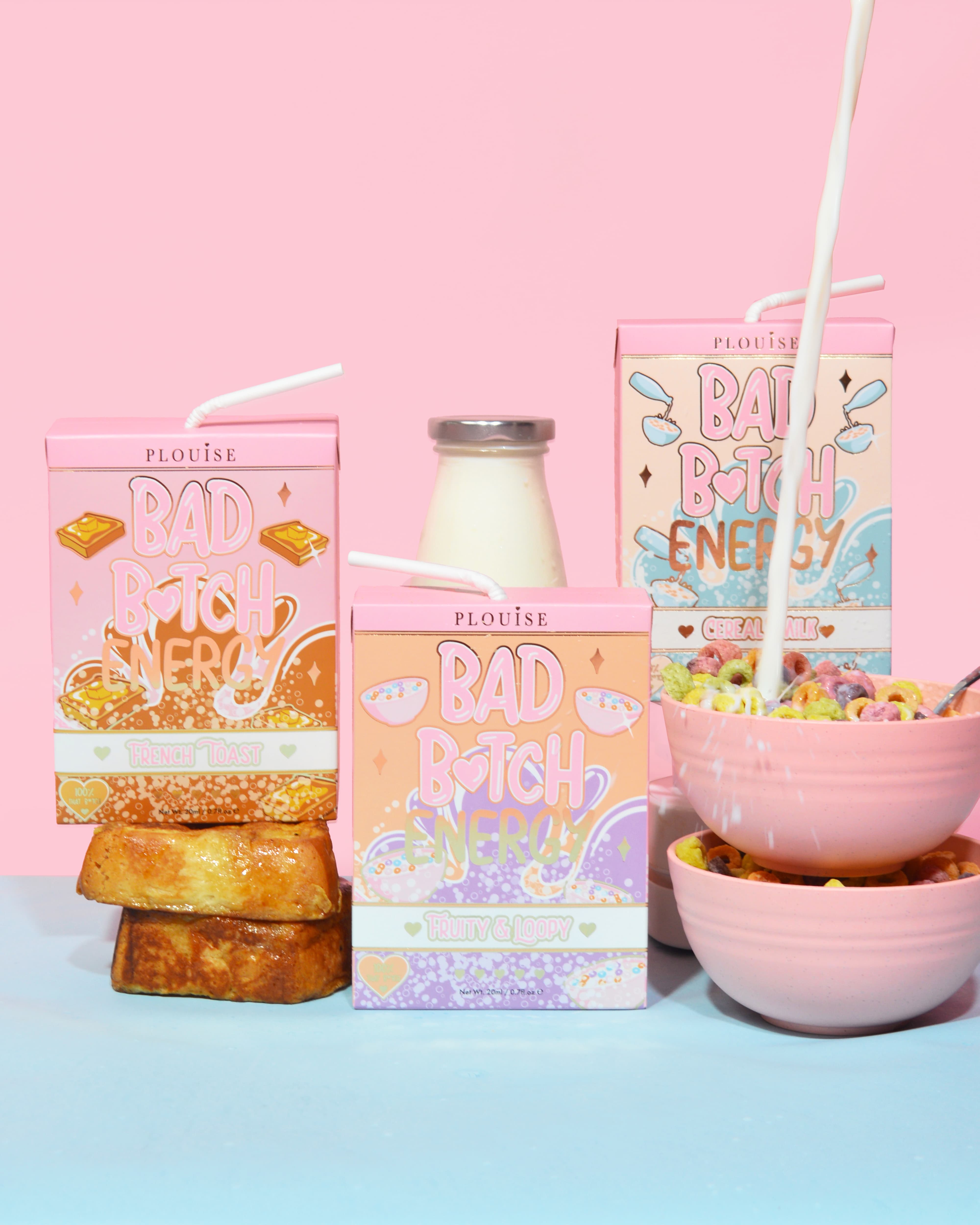 P.Louise Breakfast Lip Duo Bundle - French Toast, Cereal Milk & Fruit Loops Flavors
