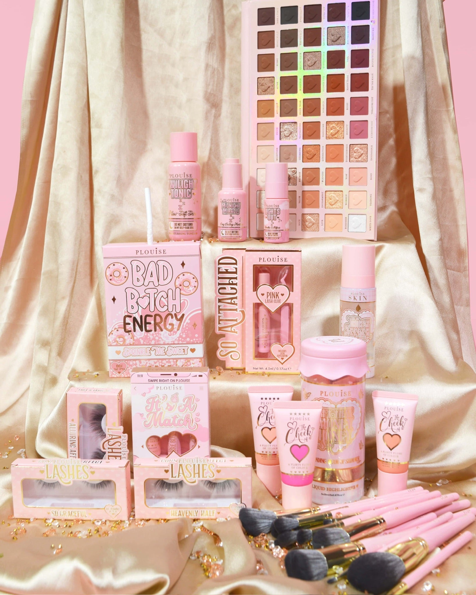 P.Louise Beauty Boss Essentials Makeup Bundle for Glam Looks